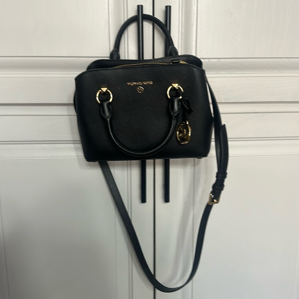 EUC Michael Kors Black Purse ONLY used once